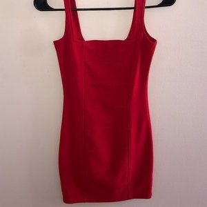 Ruby Red Mini Dress